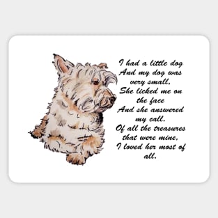 I Had A Little Dog (she)...Westie Sticker